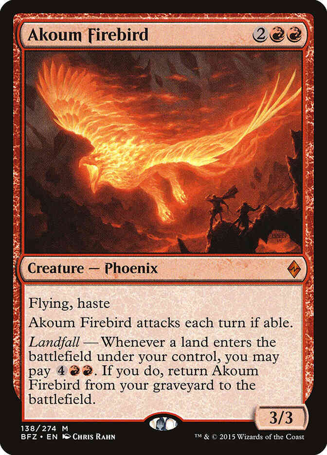 Akoum Firebird [138] [Battle for Zendikar] [Non-Foil]