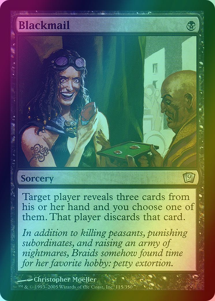 Blackmail [115x] [Ninth Edition] [Foil]