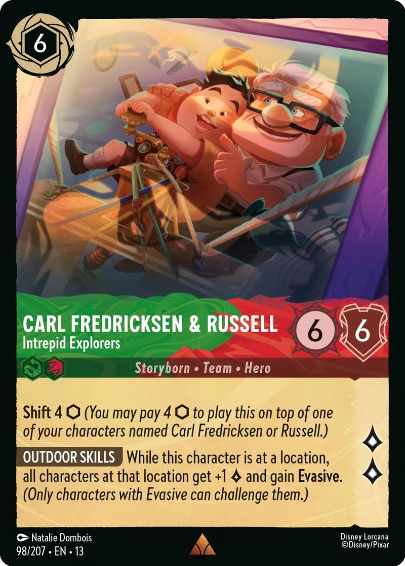 Carl Fredricksen & Russell - Intrepid Explorers - 98/204 [Attack of the Vine!] [Non-Foil]