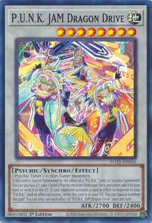 P.U.N.K. JAM Dragon Drive - POTE-EN046 - Super Rare - 1st Edition