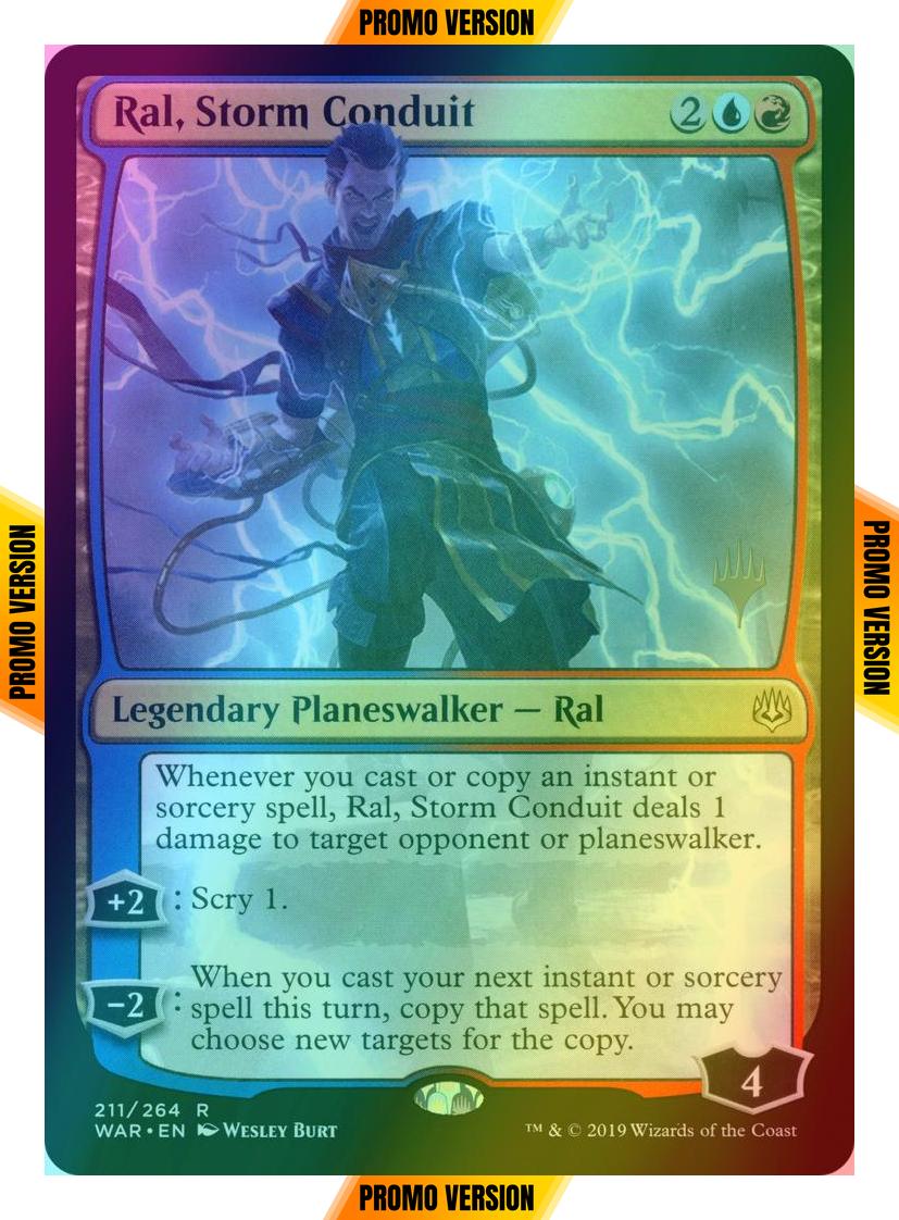 Ral, Storm Conduit [211p] [Promo Pack] [War of the Spark Promos] [Foil]