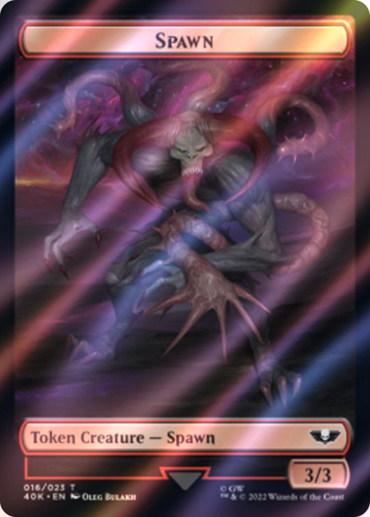 Astartes Warrior Token (12) // Spawn Token (16) [Universes Beyond: Warhammer 40,000: Tokens] [Surge Foil]