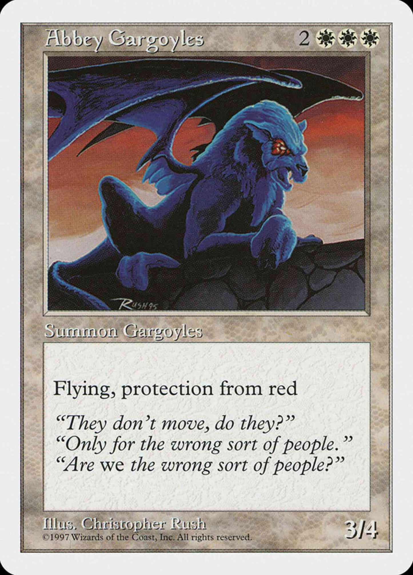 Abbey Gargoyles [1] [Fifth Edition] [Non-Foil]