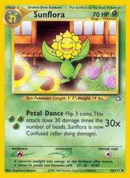Sunflora - 50/111 - Uncommon - Unlimited [neo1U-50] [Non-Holo]