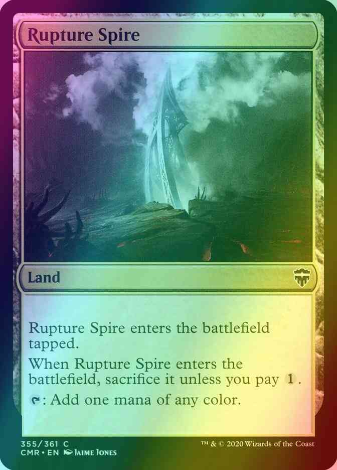 Rupture Spire [355] [Commander Legends] [Foil]
