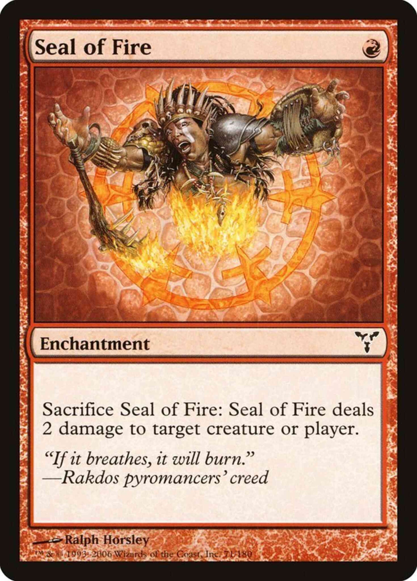 Seal of Fire [71] [Dissension] [Non-Foil]