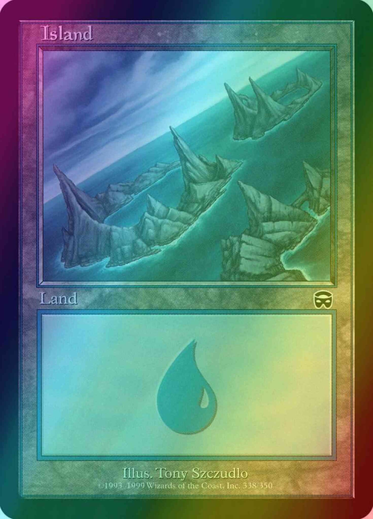 Island [338] [Mercadian Masques] [Foil]
