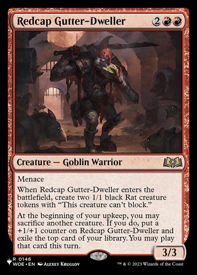 Redcap Gutter-Dweller [WOE-146] [The List] [Non-Foil]
