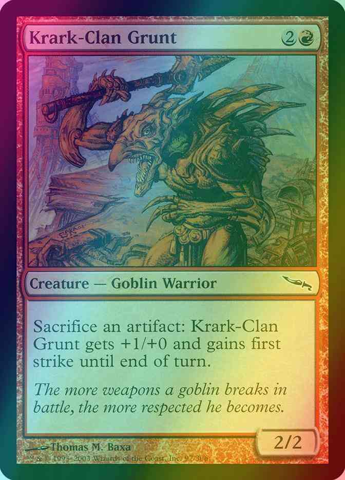Krark-Clan Grunt [97] [Mirrodin] [Foil]