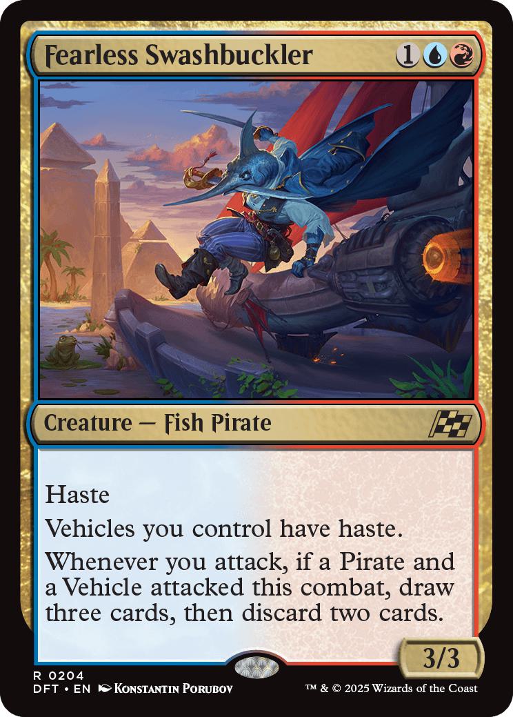 Fearless Swashbuckler [204] [Aetherdrift] [Non-Foil]
