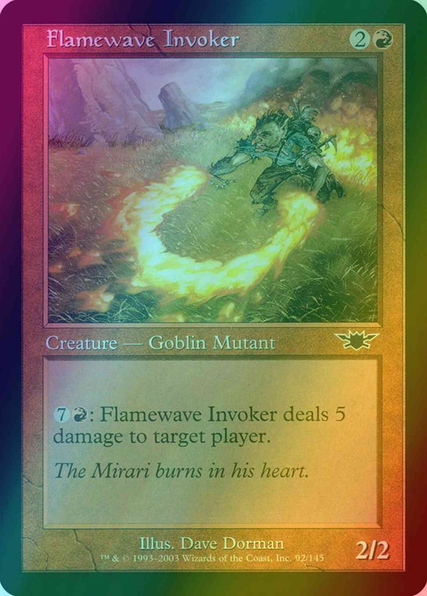 Flamewave Invoker [92] [Legions] [Foil]