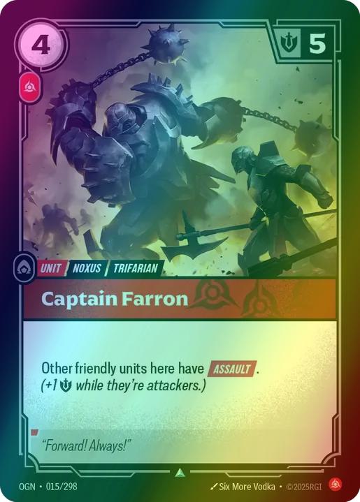 Captain Farron - 015/298 [Origins] [Foil]