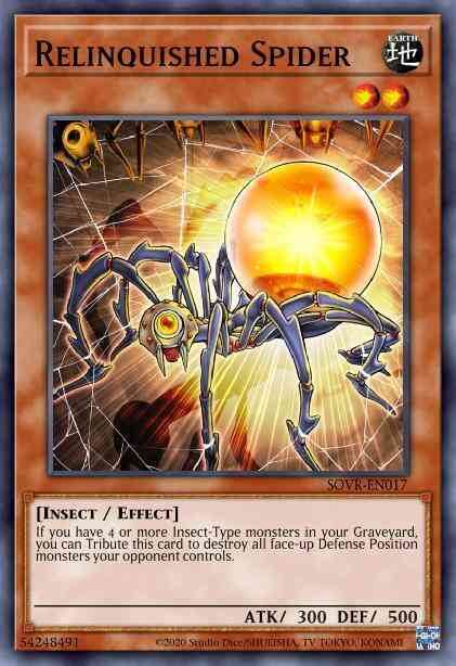 Relinquished Spider - SOVR-EN017 - Common - 1st Edition