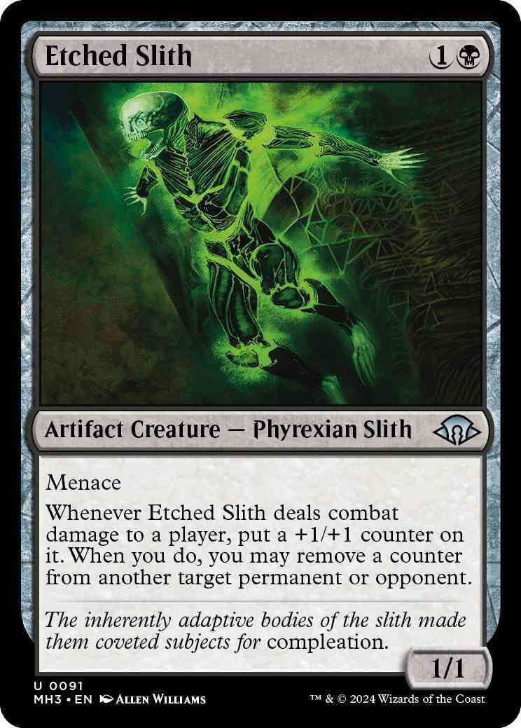Etched Slith [91] [Modern Horizons 3] [Foil]