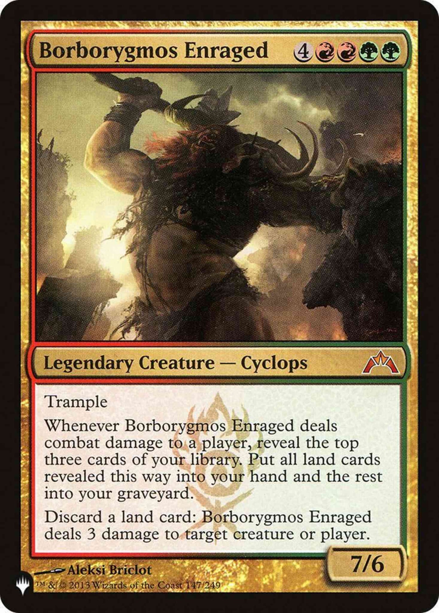 Borborygmos Enraged [GTC-147] [The List] [Non-Foil]