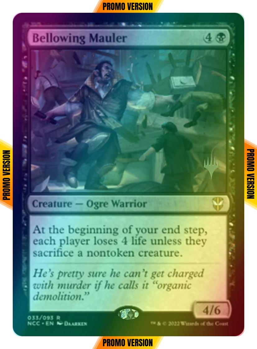Bellowing Mauler [Promo Pack] [33p] [Streets of New Capenna: Commander: Promos] [Foil]