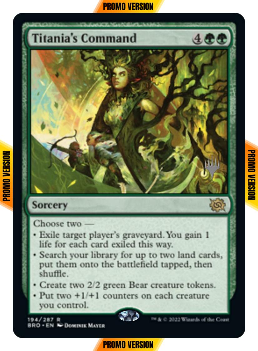 Titania's Command [194p] [Promo Pack] [The Brothers' War: Promos] [Non-Foil]