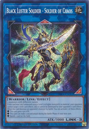 Black Luster Soldier - Soldier of Chaos - BLC1-EN002 - Secret Rare - Limited