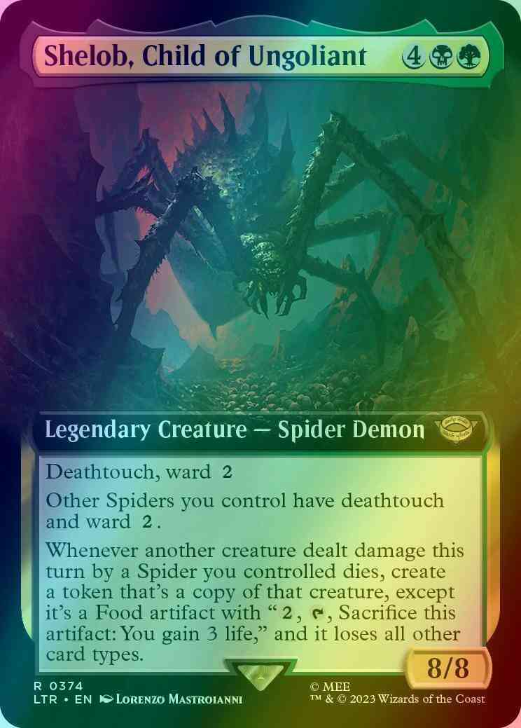 Shelob, Child of Ungoliant [374] [Extended Art] [The Lord of the Rings: Tales of Middle-earth] [Foil]