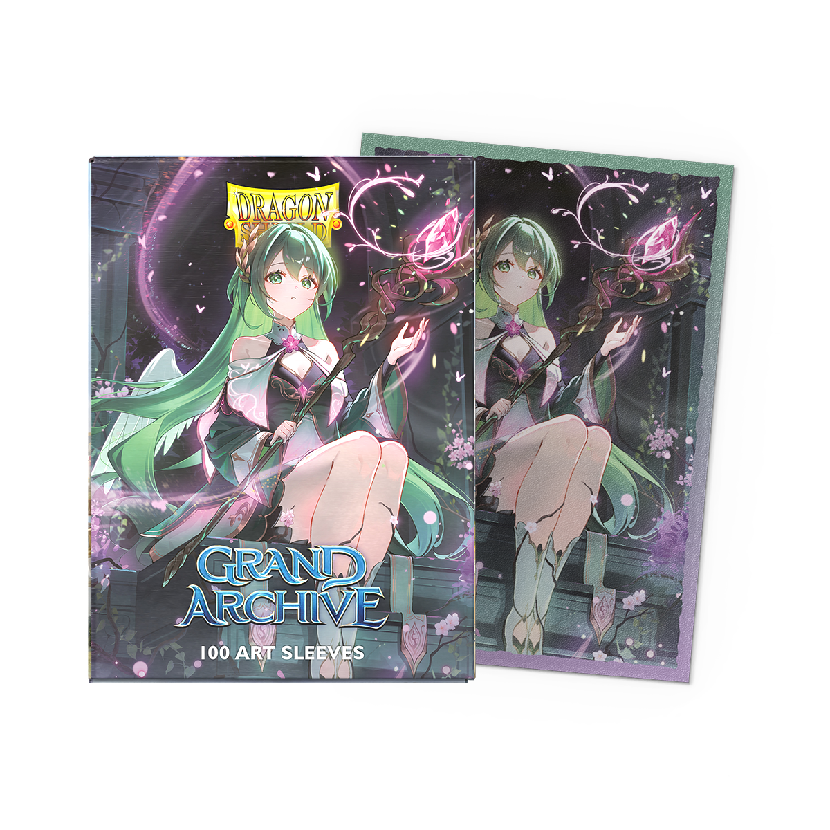Dragon Shield Grand Archive Matte Art Sleeves - Standard Size - 100ct - Ariel, Archangel of Natura