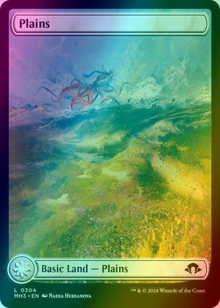 Plains [304] [Full Art] [Modern Horizons 3] [Foil]