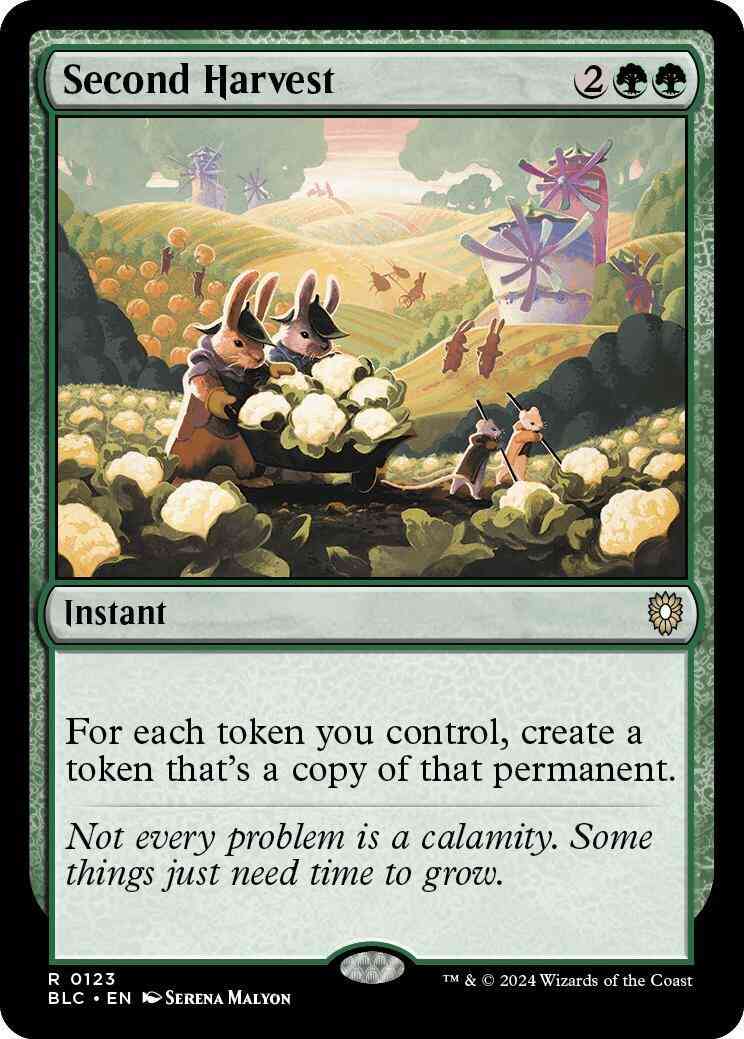 Second Harvest [123] [Bloomburrow: Commander] [Non-Foil]