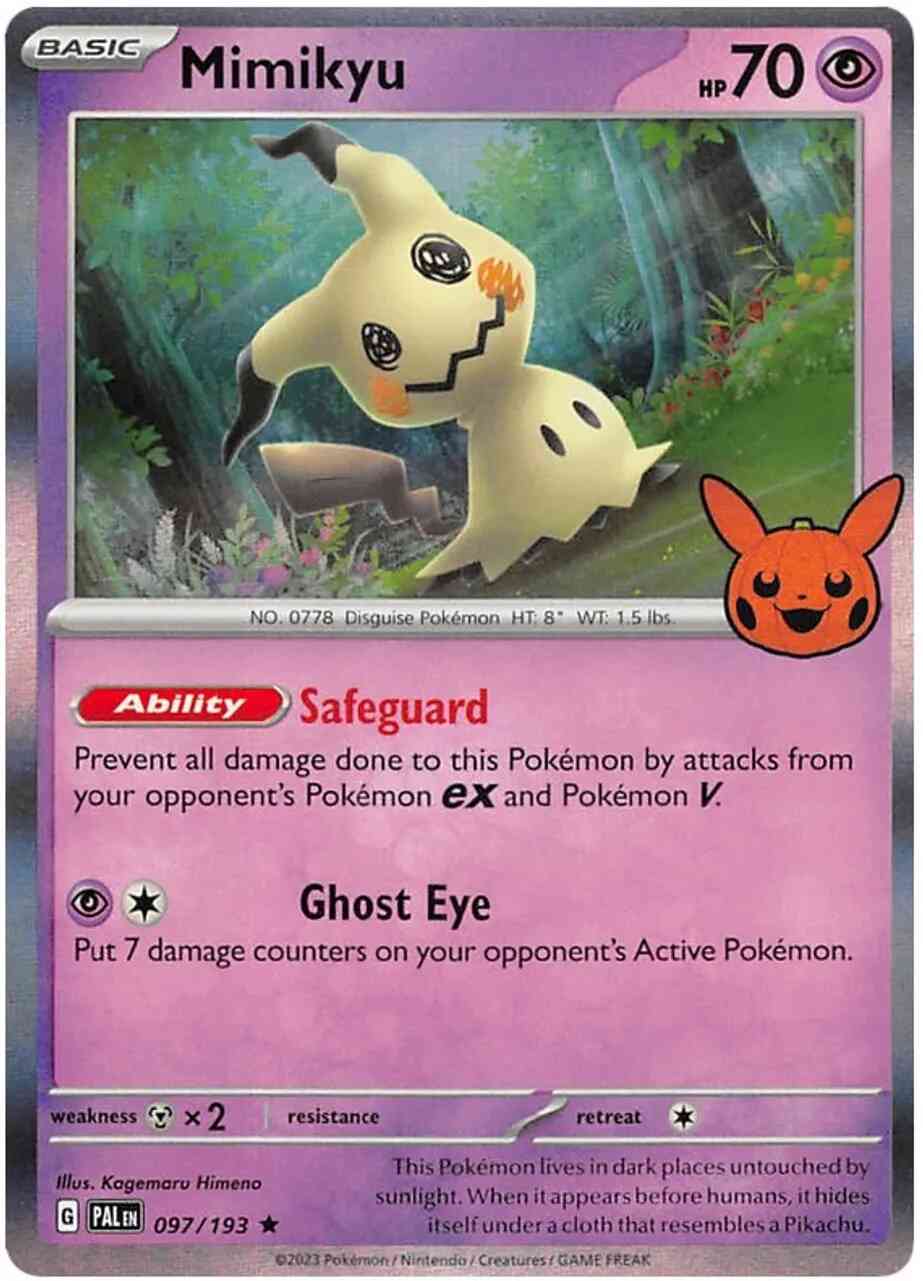 Mimikyu - 097/193 - Promo [Trick or Trade BOOster 2023] [sv02msp-097] [Holo]