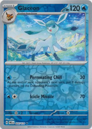 Glaceon - 025/131 - Rare [sv085-025] [Reverse Holo]
