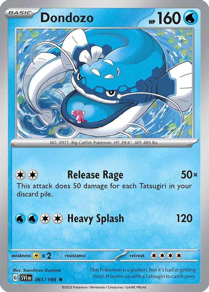 Dondozo - 061/198 - Rare [sv01-061] [Holo]