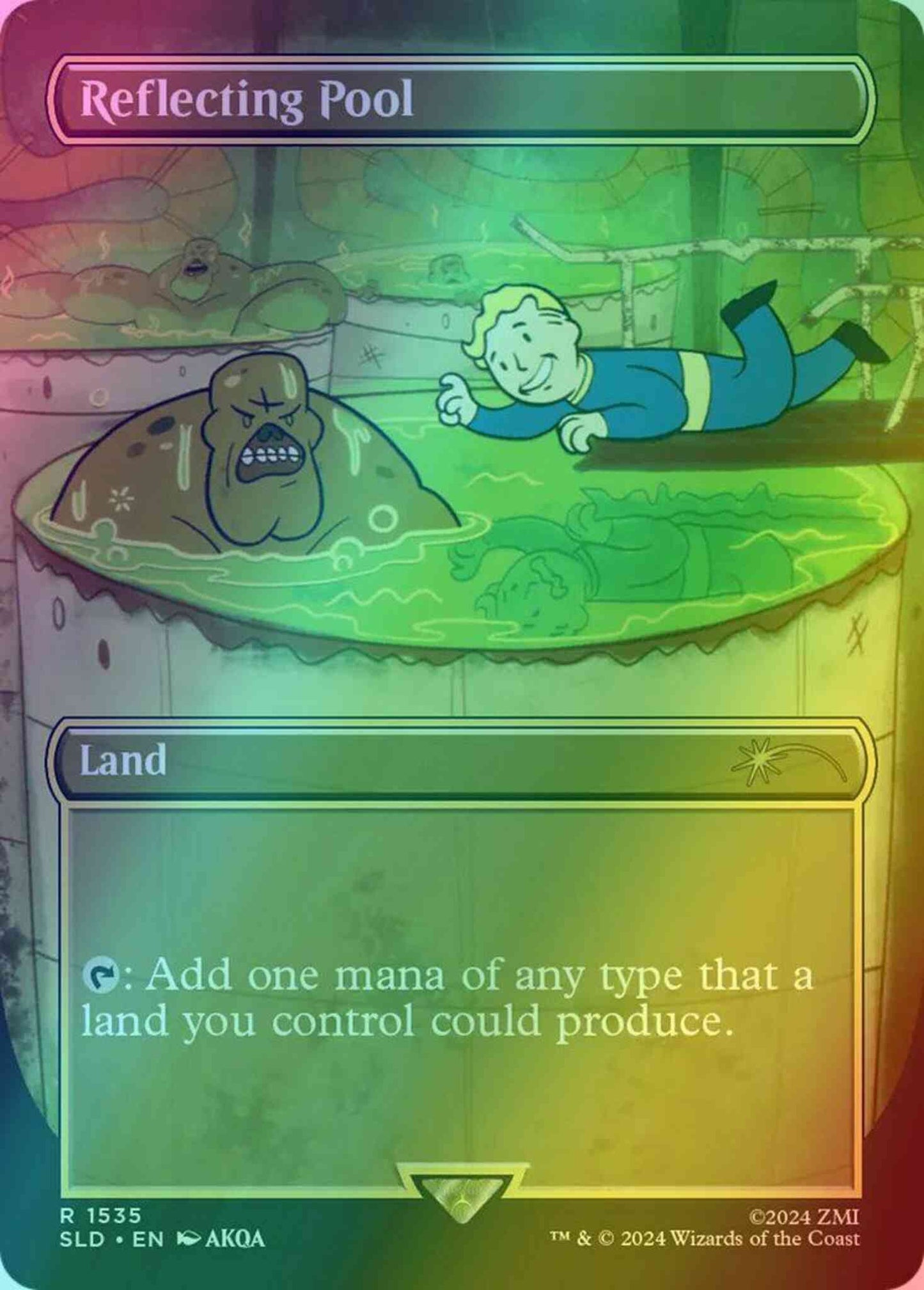 Reflecting Pool [1535] [Borderless] [Fallout: Points of Interest] [Secret Lair Drop] [Foil]