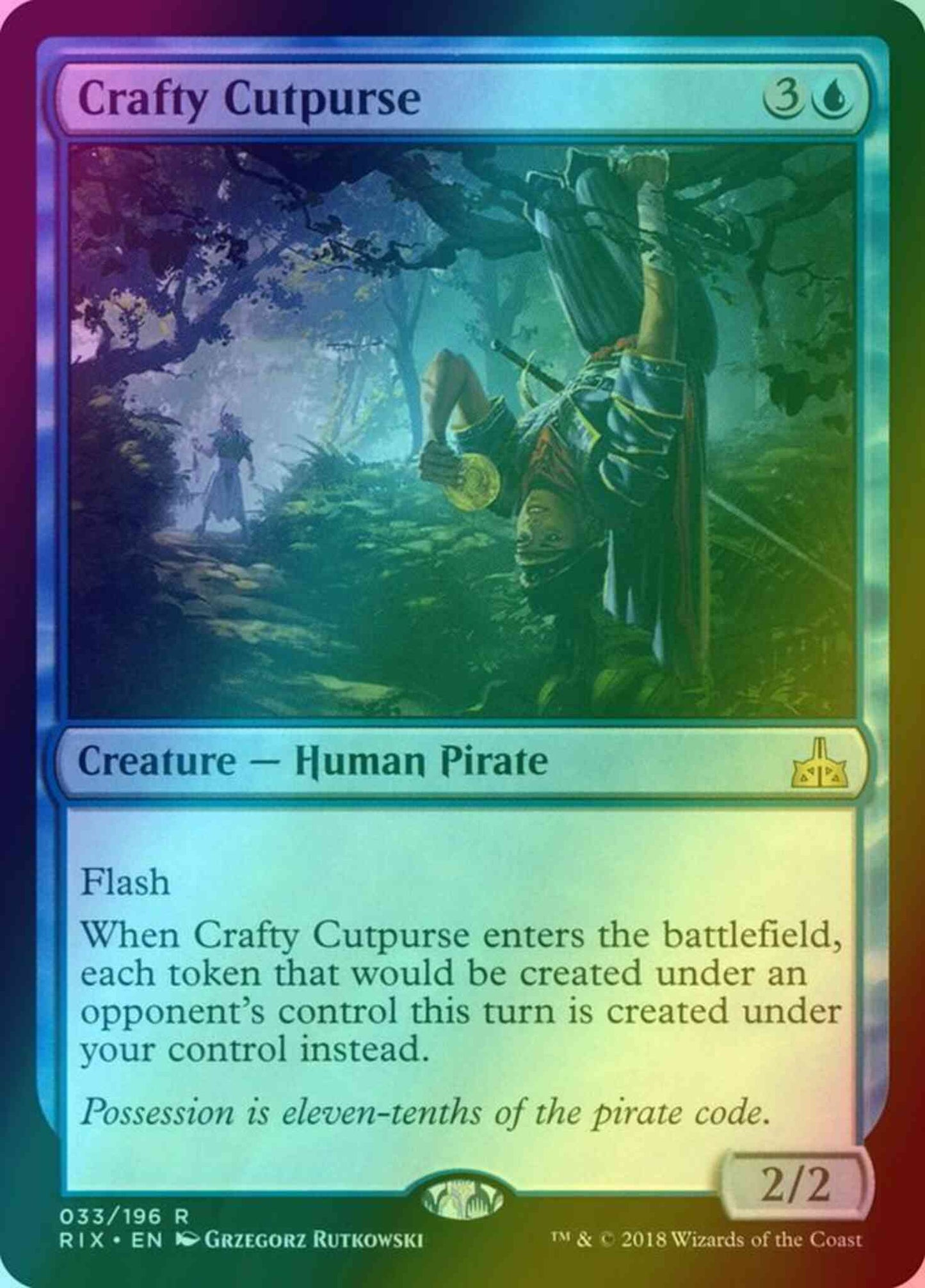 Crafty Cutpurse [33] [Rivals of Ixalan] [Foil]