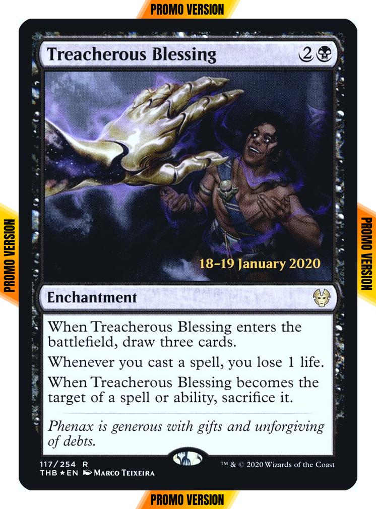 Treacherous Blessing [117s] [Theros Beyond Death Promos] [Foil]