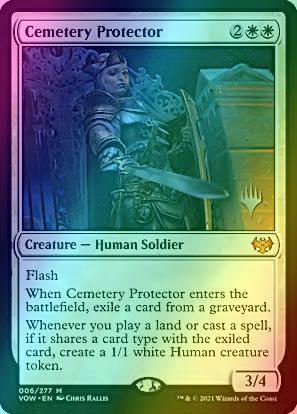 Cemetery Protector [6p] [Promo Pack] [Innistrad: Crimson Vow: Promos] [Foil]