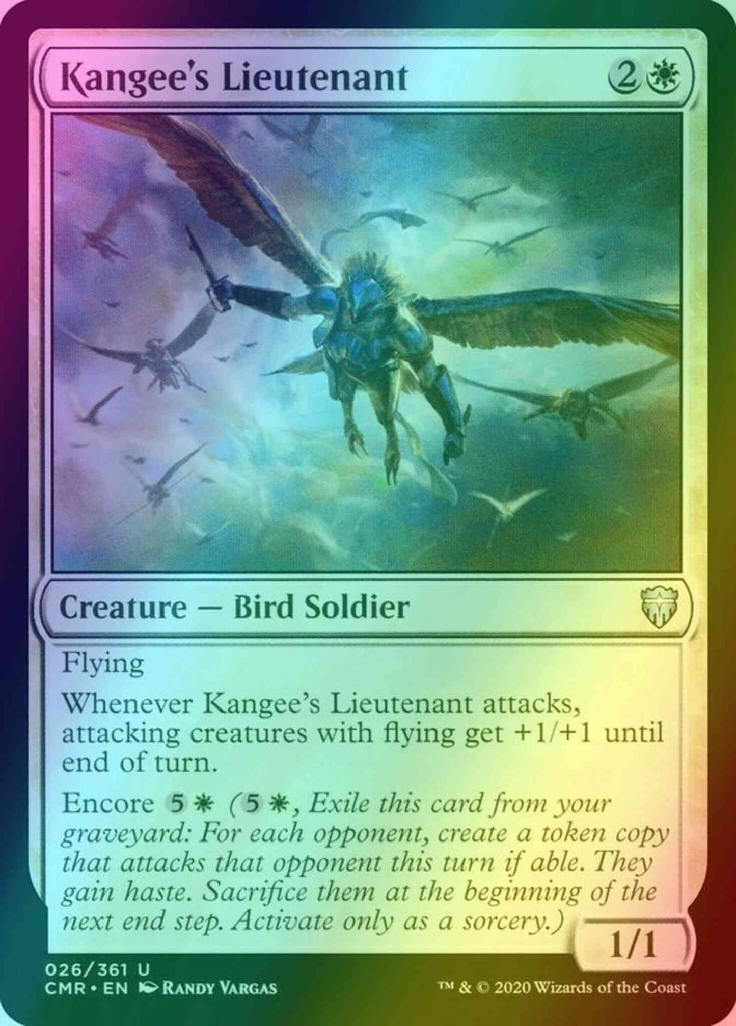 Kangee's Lieutenant [26] [Commander Legends] [Foil]