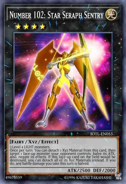 Number 102: Star Seraph Sentry - JOTL-EN053 - Rare - 1st Edition