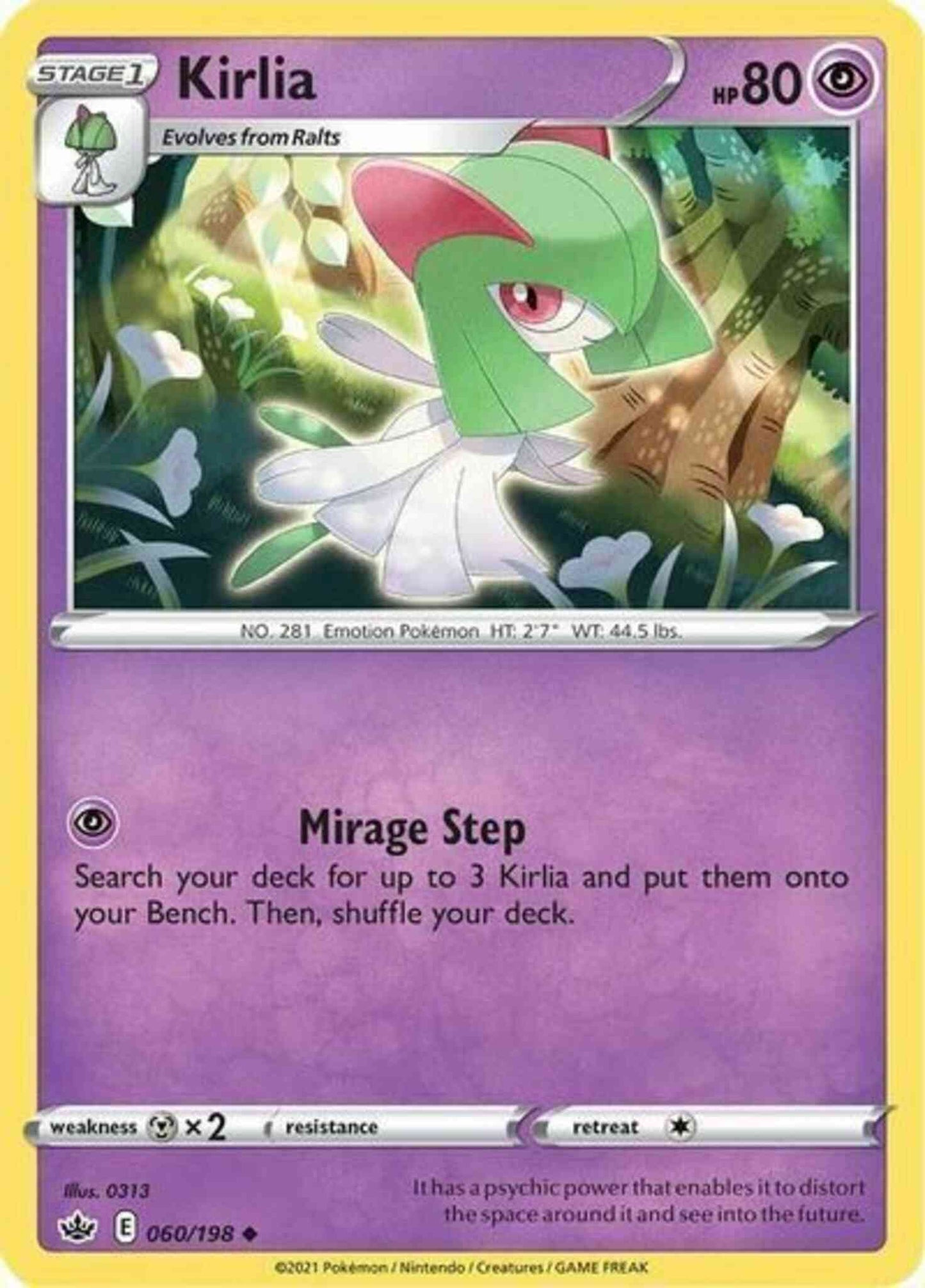 Kirlia - 060/198 - Uncommon [swsh6-060] [Non-Holo]