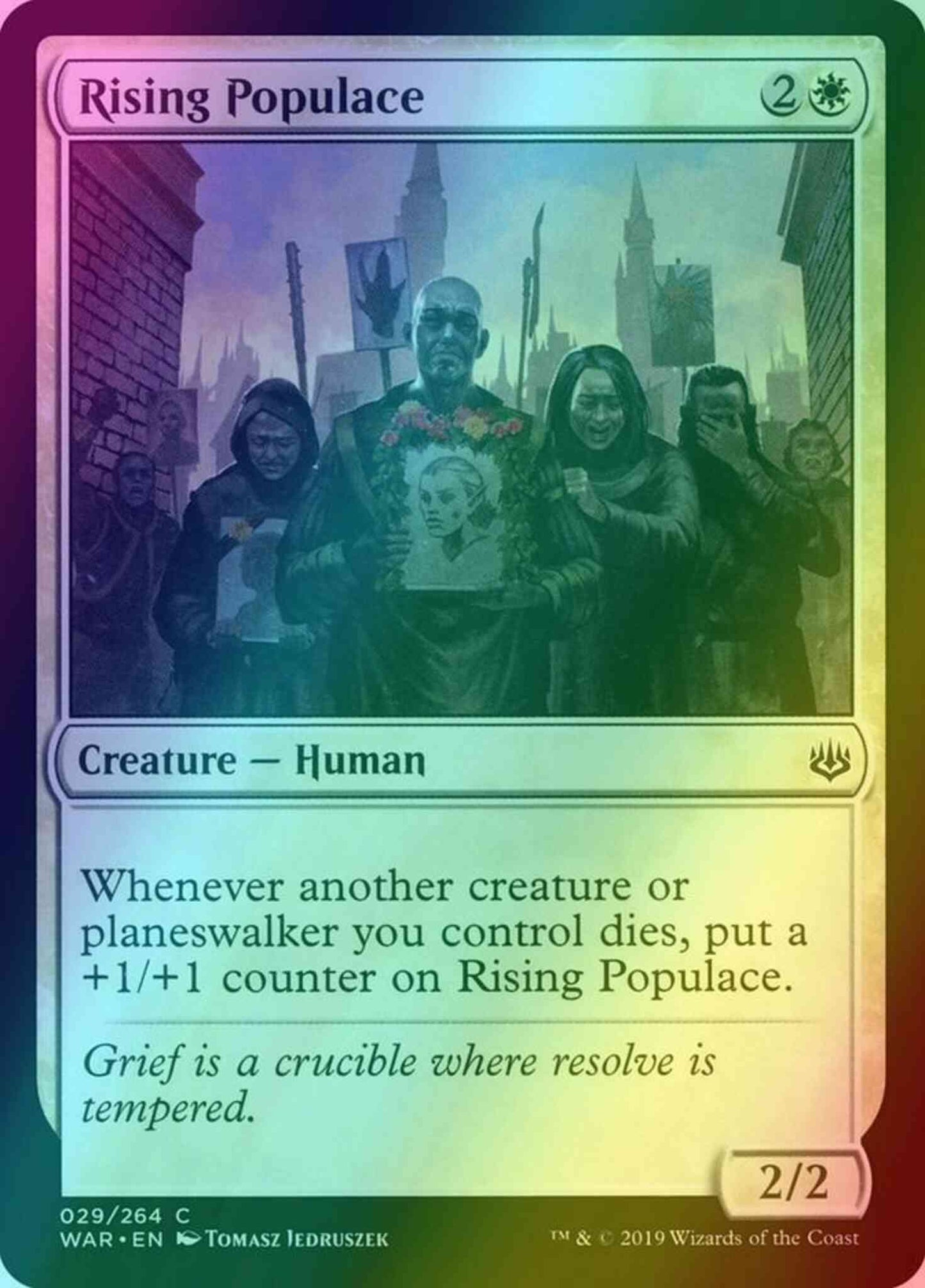 Rising Populace [29] [War of the Spark] [Foil]