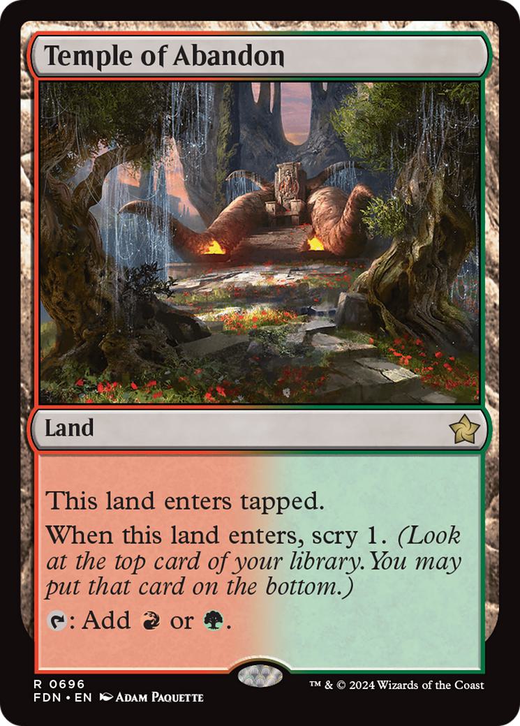 Temple of Abandon [696] [Foundations] [Non-Foil]