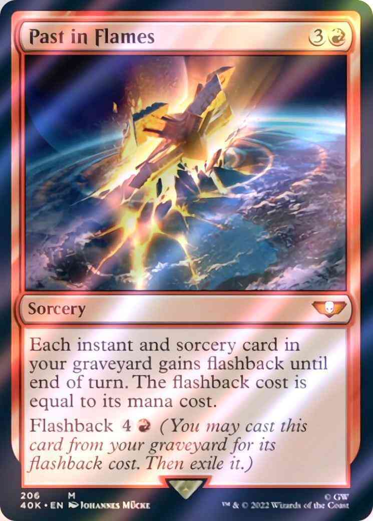 Past in Flames [206] [Universes Beyond: Warhammer 40,000] [Surge Foil]