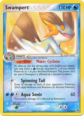 Swampert - 11/106 - Promo [Theme Deck Exclusive] [EX9MSP-11] [Non-Holo]