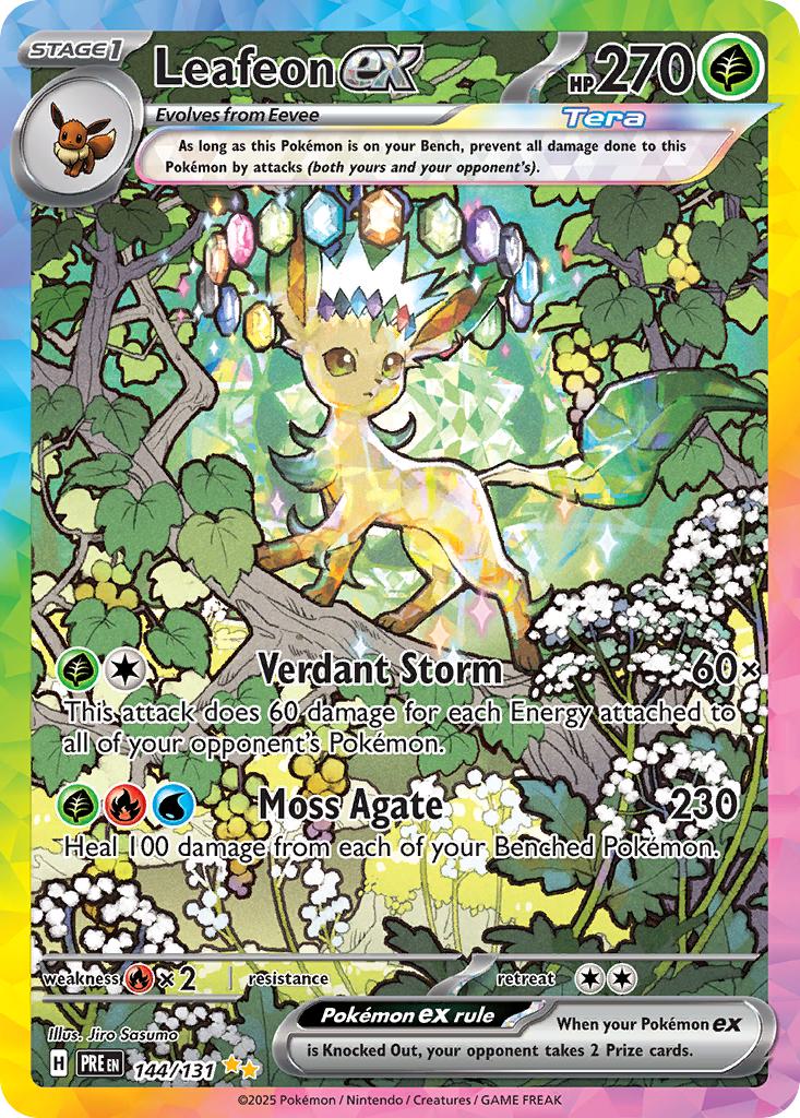 Leafeon ex - 144/131 - Special Illustration Rare [sv085-144] [Ultra]