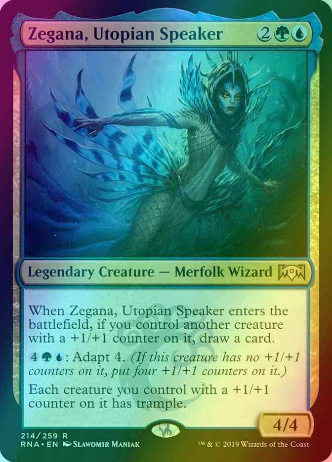 Zegana, Utopian Speaker [214] [Ravnica Allegiance] [Foil]