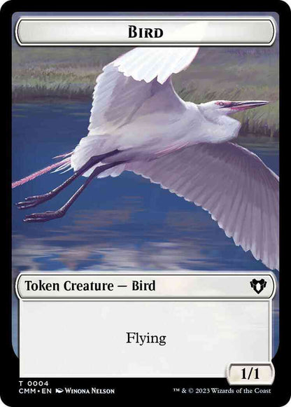 Bird Token (04) // Dwarf Berserker Token (23) [Commander Masters: Tokens] [Non-Foil]