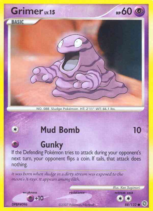 Grimer - 88/132 - Common [dp3-88] [Non-Holo]