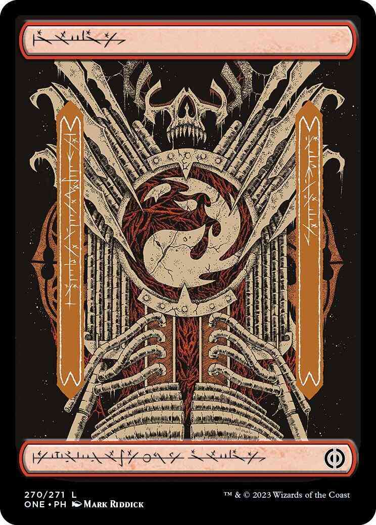 Mountain - Phyrexian [270] [Full Art] [Phyrexianized] [Phyrexia: All Will Be One] [Non-Foil]