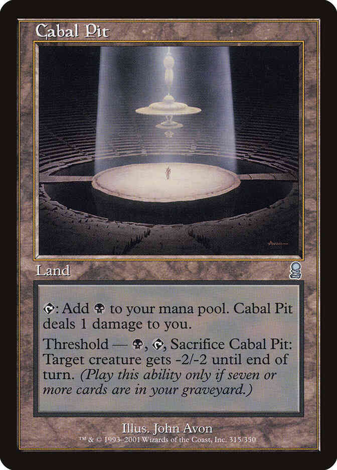 Cabal Pit [315] [Odyssey] [Non-Foil]