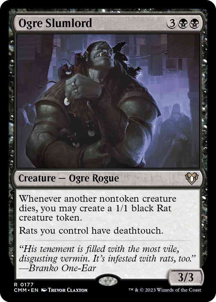 Ogre Slumlord [177] [Commander Masters] [Non-Foil]