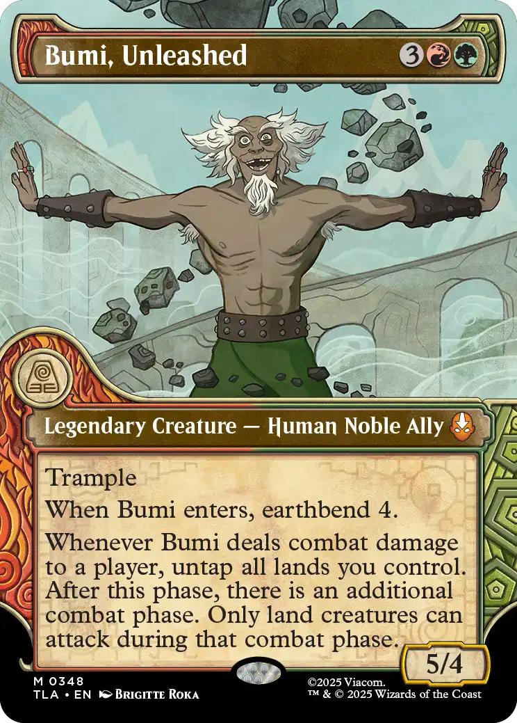Bumi, Unleashed [348] [Elemental Frame] [Avatar: The Last Airbender] [Non-Foil]
