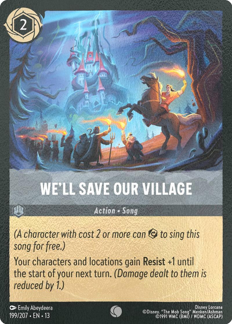 We'll Save Our Village - 199/204 [Attack of the Vine!] [Cold Foil]