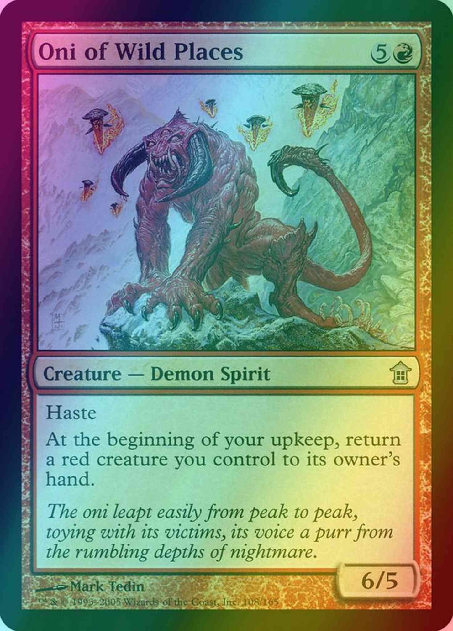 Oni of Wild Places [108] [Saviors of Kamigawa] [Foil]